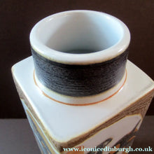 Load image into Gallery viewer, Nils Thorssom Royal Copenhagen Aluminia Faience Vase Baca Abstract Birds
