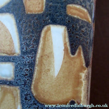 Load image into Gallery viewer, Nils Thorssom Royal Copenhagen Aluminia Faience Vase Baca Abstract Birds
