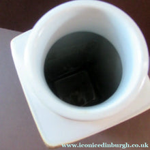 Load image into Gallery viewer, Nils Thorssom Royal Copenhagen Aluminia Faience Vase Baca Abstract Birds
