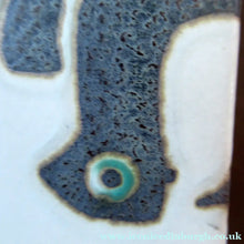 Load image into Gallery viewer, Nils Thorssom Royal Copenhagen Aluminia Faience Vase Baca Abstract Birds
