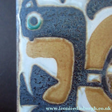 Load image into Gallery viewer, Nils Thorssom Royal Copenhagen Aluminia Faience Vase Baca Abstract Birds
