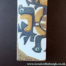 Load image into Gallery viewer, Nils Thorssom Royal Copenhagen Aluminia Faience Vase Baca Abstract Birds
