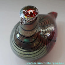 Load image into Gallery viewer, Large Vintage 1980s Finnish Glass Pheasant Bird. Nuutajarvi Sticker. Oiva Toikka Design

