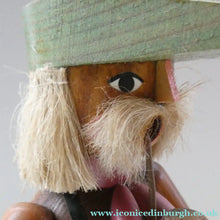 Load image into Gallery viewer, LARGE Vintage German Erzgebirge Wooden Handmade Incense Smoker: WOOD CARVER OR TOYMAKER. 11 1/2 Inches
