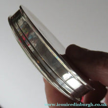 Load image into Gallery viewer, Vintage Solid Silver Box with Unique Enamels Painting of Stag in Scottish Highlands
