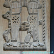 Load image into Gallery viewer, LARGE Vintage Hand Carved Dutch Wooden Gingerbread Mould or Speculoos
