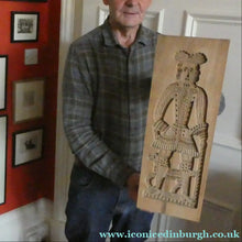 Load image into Gallery viewer, LARGE Vintage Hand Carved Dutch Wooden Gingerbread Mould or Speculoo
