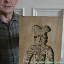 Load image into Gallery viewer, LARGE Vintage Hand Carved Dutch Wooden Gingerbread Mould or Speculoo
