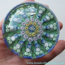 Load image into Gallery viewer, Vintage 1970s Perthshire Paperweight - 13 Spokes Scottish Glass
