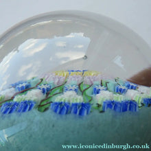 Load image into Gallery viewer, Vintage 1970s Perthshire Paperweight - 13 Spokes Scottish Glass
