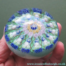 Load image into Gallery viewer, Vintage 1970s Perthshire Paperweight - 13 Spokes Scottish Glass
