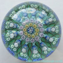 Load image into Gallery viewer, Vintage 1970s Perthshire Paperweight - 13 Spokes Scottish Glass
