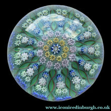Load image into Gallery viewer, Vintage 1970s Perthshire Paperweight - 13 Spokes Scottish Glass
