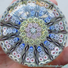 Load image into Gallery viewer, Vintage 1970s Perthshire Paperweight - 13 Spokes Scottish Glass
