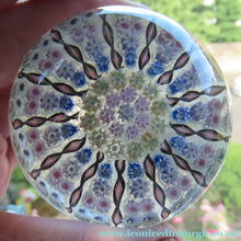 Load image into Gallery viewer, Vintage 1970s Perthshire Paperweight - 13 Spokes Scottish Glass
