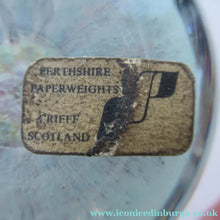 Load image into Gallery viewer, Vintage 1970s Perthshire Paperweight - 13 Spokes Scottish Glass
