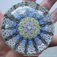 Load image into Gallery viewer, Vintage 1970s Perthshire Paperweight - 13 Spokes Scottish Glass

