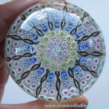 Load image into Gallery viewer, Vintage 1970s Perthshire Paperweight - 13 Spokes Scottish Glass

