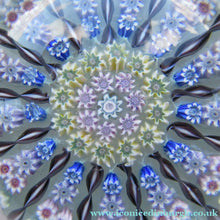 Load image into Gallery viewer, Vintage 1970s Perthshire Paperweight - 13 Spokes Scottish Glass
