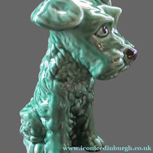 Load image into Gallery viewer, Vintage Large Seated Green Sylvac Terrier 
