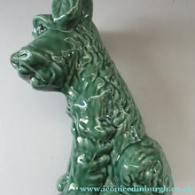 Load image into Gallery viewer, Vintage Large Seated Green Sylvac Terrier 
