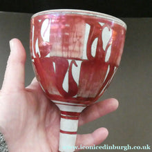 Load image into Gallery viewer, Rare Aldermaston Pottery Abstract Lustre Abstract. 1967 Alan Caiger-Smith Mark on Base
