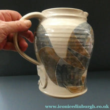 Load image into Gallery viewer, 1992 STUDIO POTTERY Jug by Irma Demianczuk. Decorated with Cats and Mouse Motifs
