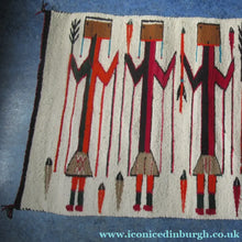 Load image into Gallery viewer, Vintage Navajo Yei Yei Pictorial Rug or Wall Hanging
