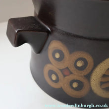 Load image into Gallery viewer, LARGEST 1960s DENBY Arabesque Lidded Casserole High Pot. 6 inches in height
