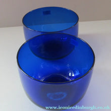Load image into Gallery viewer, Pair of 19th Century Antique Bristol Blue Fingers Bowls
