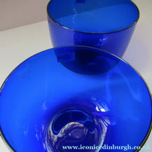 Load image into Gallery viewer, Pair of 19th Century Antique Bristol Blue Fingers Bowls
