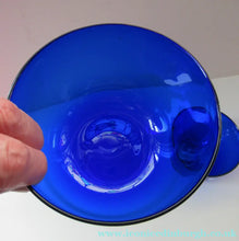 Load image into Gallery viewer, Pair of 19th Century Antique Bristol Blue Fingers Bowls
