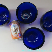 Load image into Gallery viewer, Set of Four 19th Century Antique Bristol Blue Fingers Bowls
