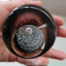 Load image into Gallery viewer, LIMITED EDITION Scottish Caithness Glass Paperweight: Artic Night by Colin Terris; 1978 BOXED
