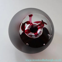 Load image into Gallery viewer, Fabulous LIMITED EDITION Scottish Caithness Glass Paperweight: Space Flower by Colin Terris; 1976 BOXED
