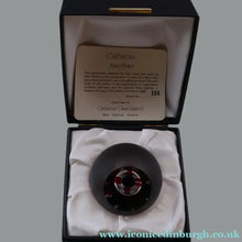 Load image into Gallery viewer, Fabulous LIMITED EDITION Scottish Caithness Glass Paperweight: Space Flower by Colin Terris; 1976 BOXED - Paperweight
