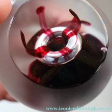 Load image into Gallery viewer, Fabulous LIMITED EDITION Scottish Caithness Glass Paperweight: Space Flower by Colin Terris; 1976 BOXED
