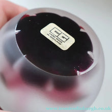 Load image into Gallery viewer, Fabulous LIMITED EDITION Scottish Caithness Glass Paperweight: Space Flower by Colin Terris; 1976 BOXED
