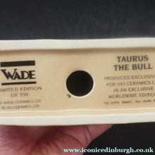 Load image into Gallery viewer, Taurus the Bull Limited Condition Wade Figurine

