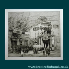 Load image into Gallery viewer, LISTED ARTIST: William Walcot (1874 - 1943). Large Etching entitled "The Atrium to a House of a Patrician, Rome". Signed in Pencil
