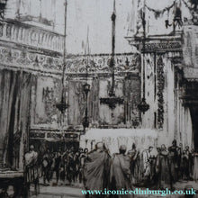 Load image into Gallery viewer, LISTED ARTIST: William Walcot (1874 - 1943). Large Etching entitled "The Atrium to a House of a Patrician, Rome". Signed in Pencil
