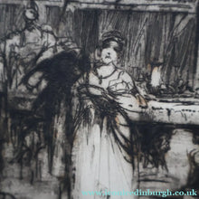 Load image into Gallery viewer, LISTED ARTIST: William Walcot (1874 - 1943). Large Etching entitled "The Atrium to a House of a Patrician, Rome". Signed in Pencil
