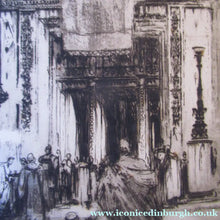 Load image into Gallery viewer, LISTED ARTIST: William Walcot (1874 - 1943). Large Etching entitled "The Atrium to a House of a Patrician, Rome". Signed in Pencil
