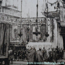 Load image into Gallery viewer, LISTED ARTIST: William Walcot (1874 - 1943). Large Etching entitled "The Atrium to a House of a Patrician, Rome". Signed in Pencil
