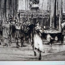 Load image into Gallery viewer, LISTED ARTIST: William Walcot (1874 - 1943). Large Etching entitled "The Atrium to a House of a Patrician, Rome". Signed in Pencil
