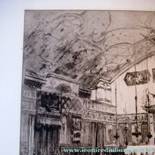 Load image into Gallery viewer, LISTED ARTIST: William Walcot (1874 - 1943). Large Etching entitled "The Atrium to a House of a Patrician, Rome". Signed in Pencil
