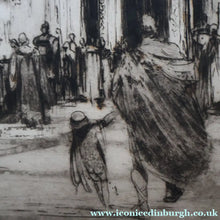 Load image into Gallery viewer, LISTED ARTIST: William Walcot (1874 - 1943). Large Etching entitled "The Atrium to a House of a Patrician, Rome". Signed in Pencil
