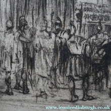 Load image into Gallery viewer, LISTED ARTIST: William Walcot (1874 - 1943). Large Etching entitled "The Atrium to a House of a Patrician, Rome". Signed in Pencil
