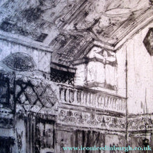 Load image into Gallery viewer, LISTED ARTIST: William Walcot (1874 - 1943). Large Etching entitled "The Atrium to a House of a Patrician, Rome". Signed in Pencil
