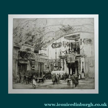 Load image into Gallery viewer, LISTED ARTIST: William Walcot (1874 - 1943). Large Etching entitled "The Atrium to a House of a Patrician, Rome". Signed in Pencil
